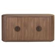 Windsor Curved Sideboard - 4 Door - Large - Walnut - Wood