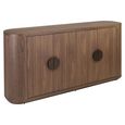 Windsor Curved Sideboard - 4 Door - Large - Walnut - Wood