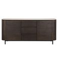 Ritz Beige Ceramic Top Extra Large 2 Door Sideboard