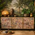 Sideboard - 3 Door - Medium - Topical Leave - Metal