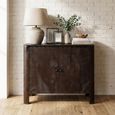 Sculp Sideboard - 2 Door - Small - Rustic Brown - Mango Wood