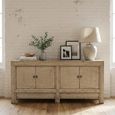 Chinese Sideboard - 4 Door - Extra Large - Distressed Natural - Wood