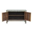 Sideboard - 2 Door - Small - Distressed Blue and Natural - Pine Wood