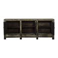 Chinese Sideboard - 3 Door - Extra Large - Distressed Green - Elm Wood