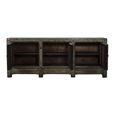 Chinese Sideboard - 3 Door - Extra Large - Distressed Olive Green - Elm Wood