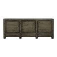 Chinese Sideboard - 3 Door - Extra Large - Distressed Olive Green - Elm Wood