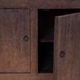 Sideboard - 3 Door - Large - Dark Brown - Solid Wood