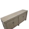 Chinese Sideboard - 4 Door - Extra Large - Distressed Natural - Wood