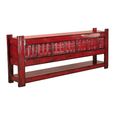 Chinese Sideboard - 4 Door - Extra Large - Asian Style - Vintage Red - Lacquered Pine Wood