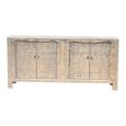Unique One of a Kind - Distressed Sideboard - 4 Door - 187cm - Extra Large - Natural - Elm Wood