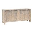 Unique One of a Kind - Distressed Sideboard - 4 Door - 187cm - Extra Large - Natural - Elm Wood