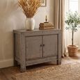 Distressed Sideboard - 2 Door - 93cm - Small - Weathered Grey - Reclaimed Wood