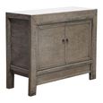 Distressed Sideboard - 2 Door - 106cm - Small - Weathered Grey - Reclaimed Wood