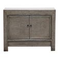 Distressed Sideboard - 2 Door - 106cm - Small - Weathered Grey - Reclaimed Wood