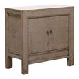 Distressed Sideboard - 2 Door - 93cm - Small - Weathered Grey - Reclaimed Wood