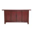 Distressed Sideboard - 4 Door - 172cm - Large - Red - Wooden