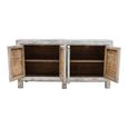 Distressed Sideboard - 4 Door - 173cm - Large - White Washed - Reclaimed Wood