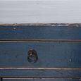 Distressed Sideboard - 4 Door 3 Drawer - 156cm - Medium - Blue - Wooden