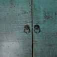 Distressed Sideboard - 6 Door - 224cm - Extra Large - Green - Wooden