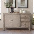 Distressed Sideboard - 4 Door 2 Drawer - 122cm - Medium - White Washed - Wooden
