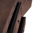 Distressed Sideboard - 2 Door 4 Drawer - 176cm - Large - Grey - Wooden