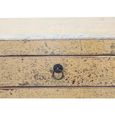 Distressed Sideboard - 4 Door 3 Drawer - 156cm - Medium - Mustard Yellow - Wooden