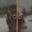 Distressed Sideboard - 6 Door - 233cm - Extra Large - Black - Wooden