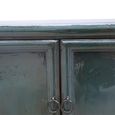 Painted Sideboard - 6 Door 1 Drawer - 177cm - Large - Blue - Lacquered Pine Wood