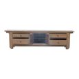 Sideboard - 2 Door 4 Drawer - 210cm - Extra Large - Brown - Wooden