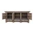 Sideboard - 3 Door 3 Drawer - 200cm - Extra Large - Weathered Grey - Wooden
