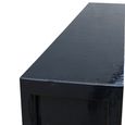 Unique One of a Kind - Sideboard - 3 Door 3 Drawer - 219cm - Extra Large - Black - Wooden