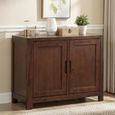 New Monterey Sideboard - 2 Door - 105cm - Small - Walnut - Acacia Wood