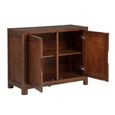 New Monterey Sideboard - 2 Door - 105cm - Small - Walnut - Acacia Wood