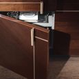 Bellagio Sideboard - 3 Door - Large - High Gloss Walnut - Wooden