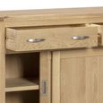 Treviso Oak Sideboard - 2 Sliding Door - 150cm - Medium