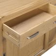 Treviso Oak Sideboard - 2 Sliding Door - 150cm - Medium
