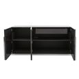 Montecarlo Sideboard - 3 Door - Large - Grey Koto High Gloss