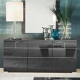 Versilia Large Sideboard - 3 Door - Black