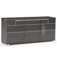 Versilia Large Sideboard - 3 Door - Black