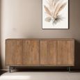 Ravenstein Sideboard - 4 Door - 180cm - Large - Natural - Mango Wood