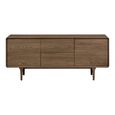 Darwin Oak Sideboard - 2 Door 2 Drawer - Large - Dark Brown