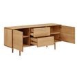 Darwin Oak Sideboard - 2 Door 2 Drawer - Large - Natural