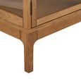 Zamora Sideboard - 4 Door - Large - Natural - Glass and Oak