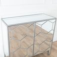 Clearance - Honeycomb Sideboard - 2 Door - Small - Mirrored