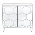 Clearance - Honeycomb Sideboard - 2 Door - Small - Mirrored