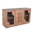 Indus Sideboard - 2 Door - 4 Drawer - 150cm - Medium - Pale Taupe - Mango Wood