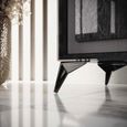 Krystal Italian Sideboard - 3 Door - 190cm - Extra Large - Medblue Birch Gloss