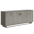 Volare Italian Sideboard - 4 Door - 200cm - Extra Large - Venetian Grey