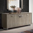 Volare Italian Sideboard - 4 Door - 200cm - Extra Large - Venetian Grey