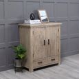 Reclaimed Pine 95cm 2 Door Small Sideboard thumbnail